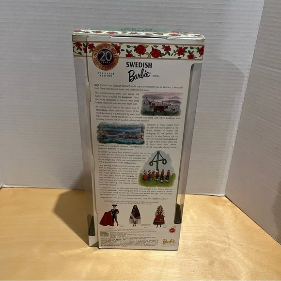 1999 Swedish Barbie Dolls of the World Collector Edition Doll Mattel NEW IN BOX - Picture 7 of 8